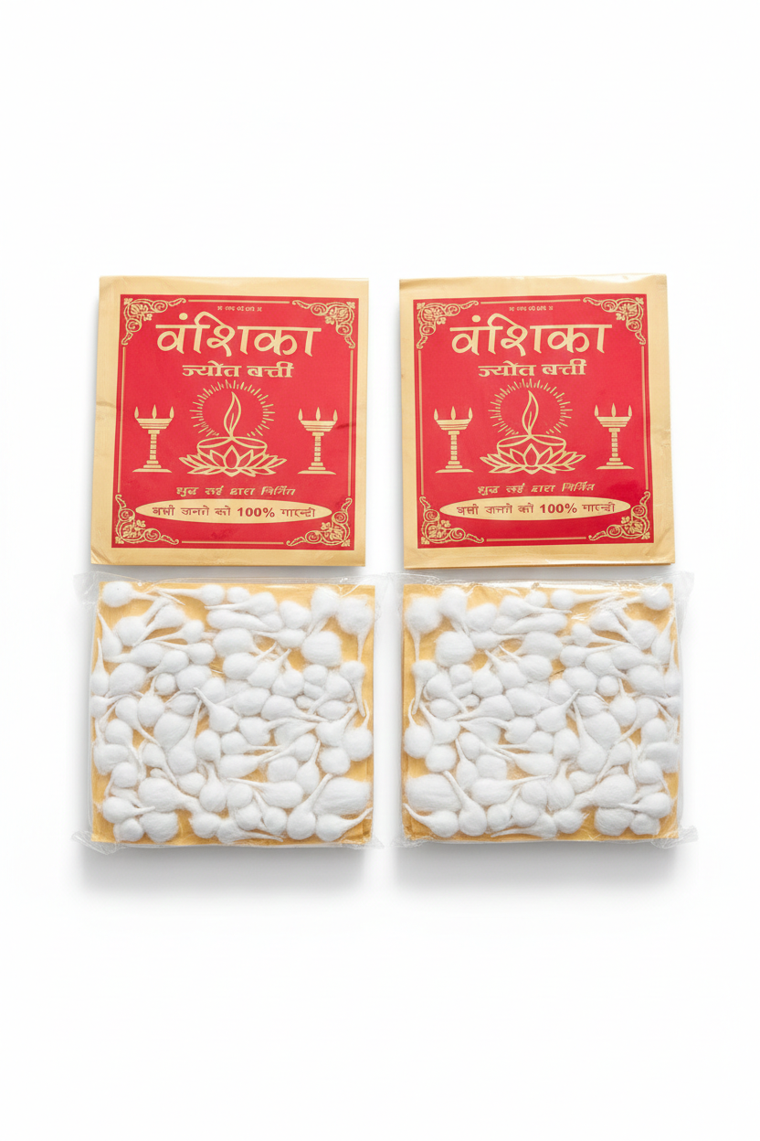 Pooja Jott bati white  pack of 12  MRP 120