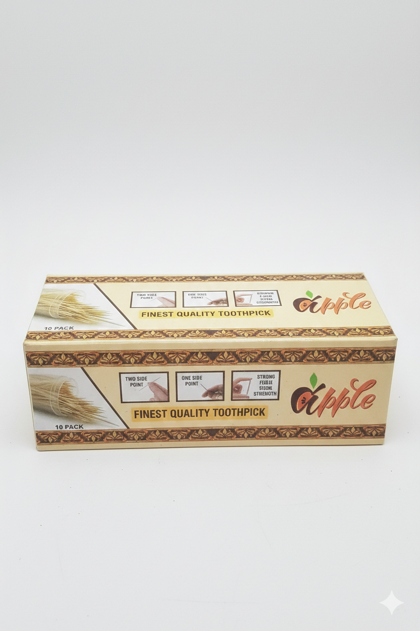 Apple Toothpick pack of 10 MRP 200
