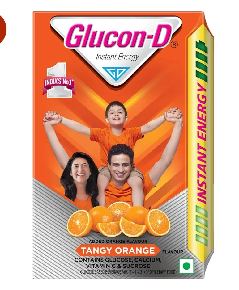 Glucon D orrenge 500gm mRP 231